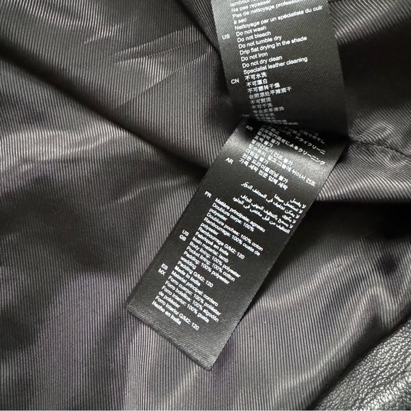 (NWT) Sandro - Ewan Leather Quilted Biker Jacket - Picture 10 of 12